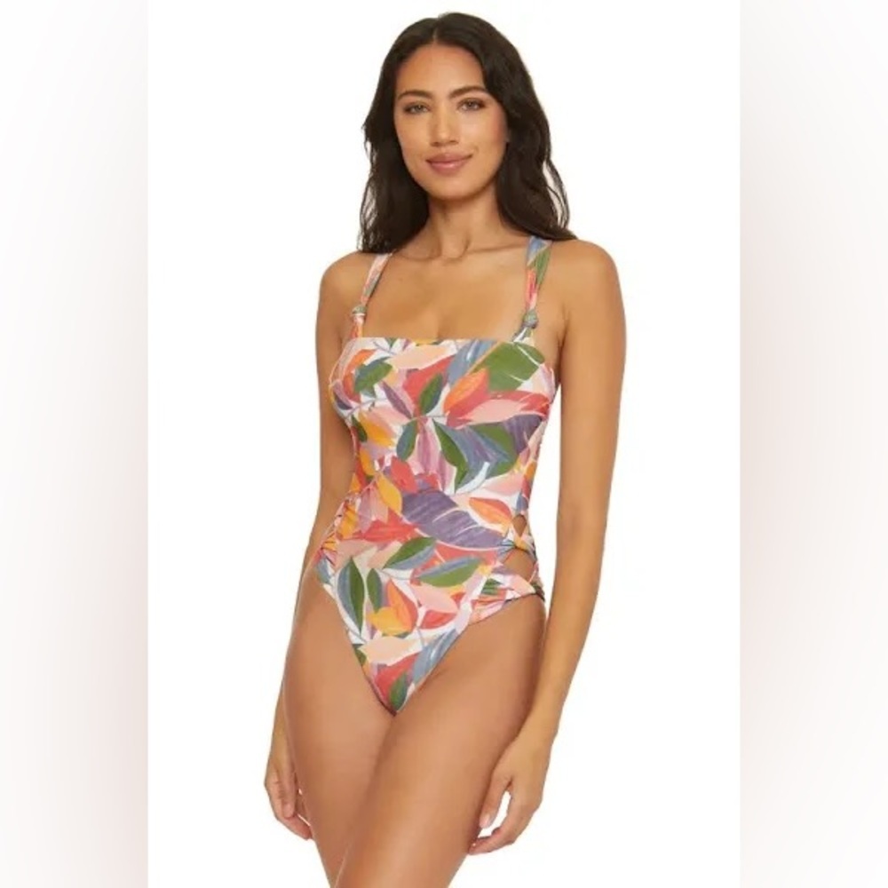 BECCA Women's Standard Bora High Leg One Piece Swimsuit